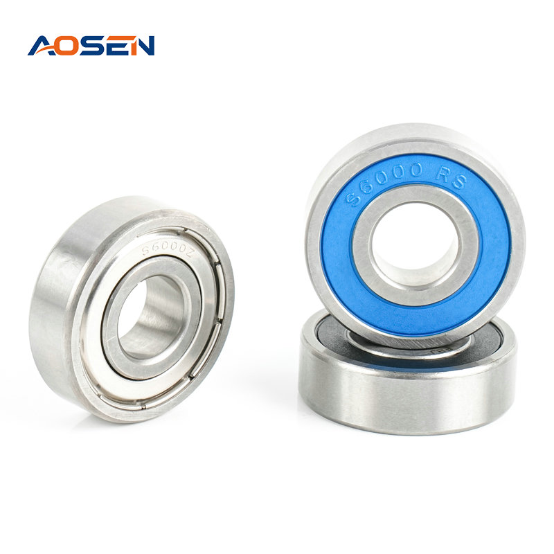 بلبرینگ شیار عمیق فولادی ضد زنگ SS 6000 ZZ/2RS